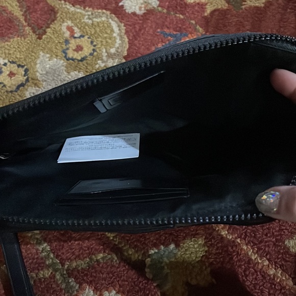 Coach portfolio bag black leather accents : signature Coach print - Picture 3 of 5